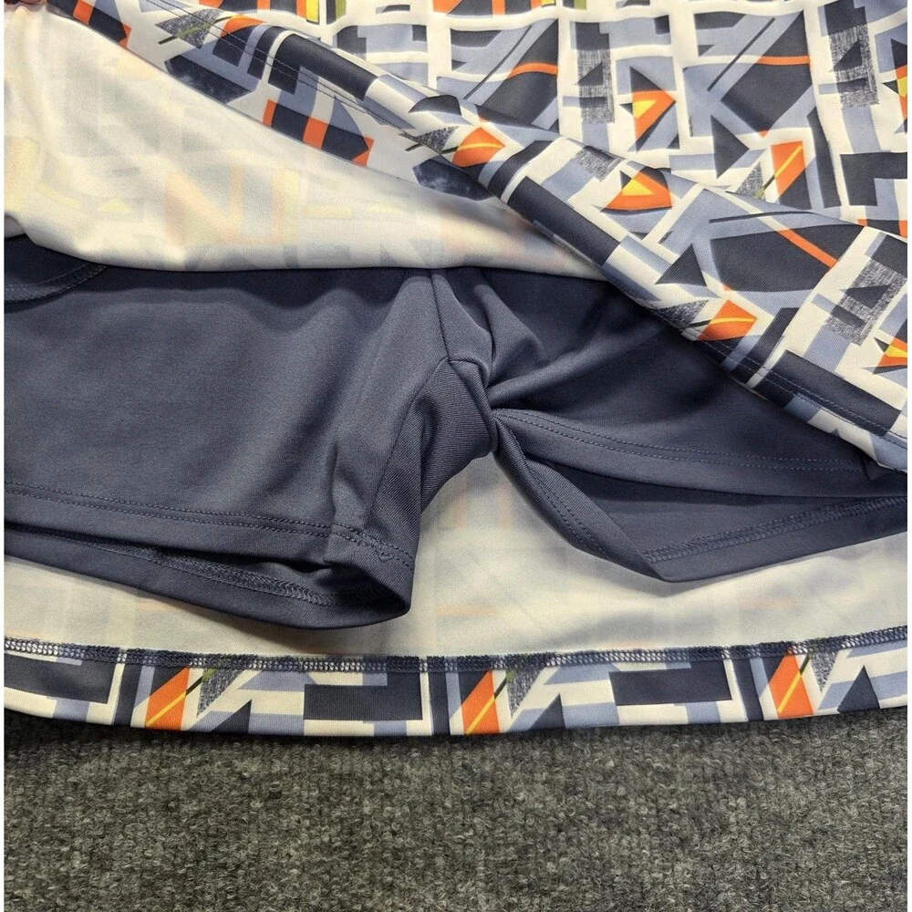 Callaway Skort Womens Large Multicolor Geometric Opti-Dri Golf Athletic Stretch